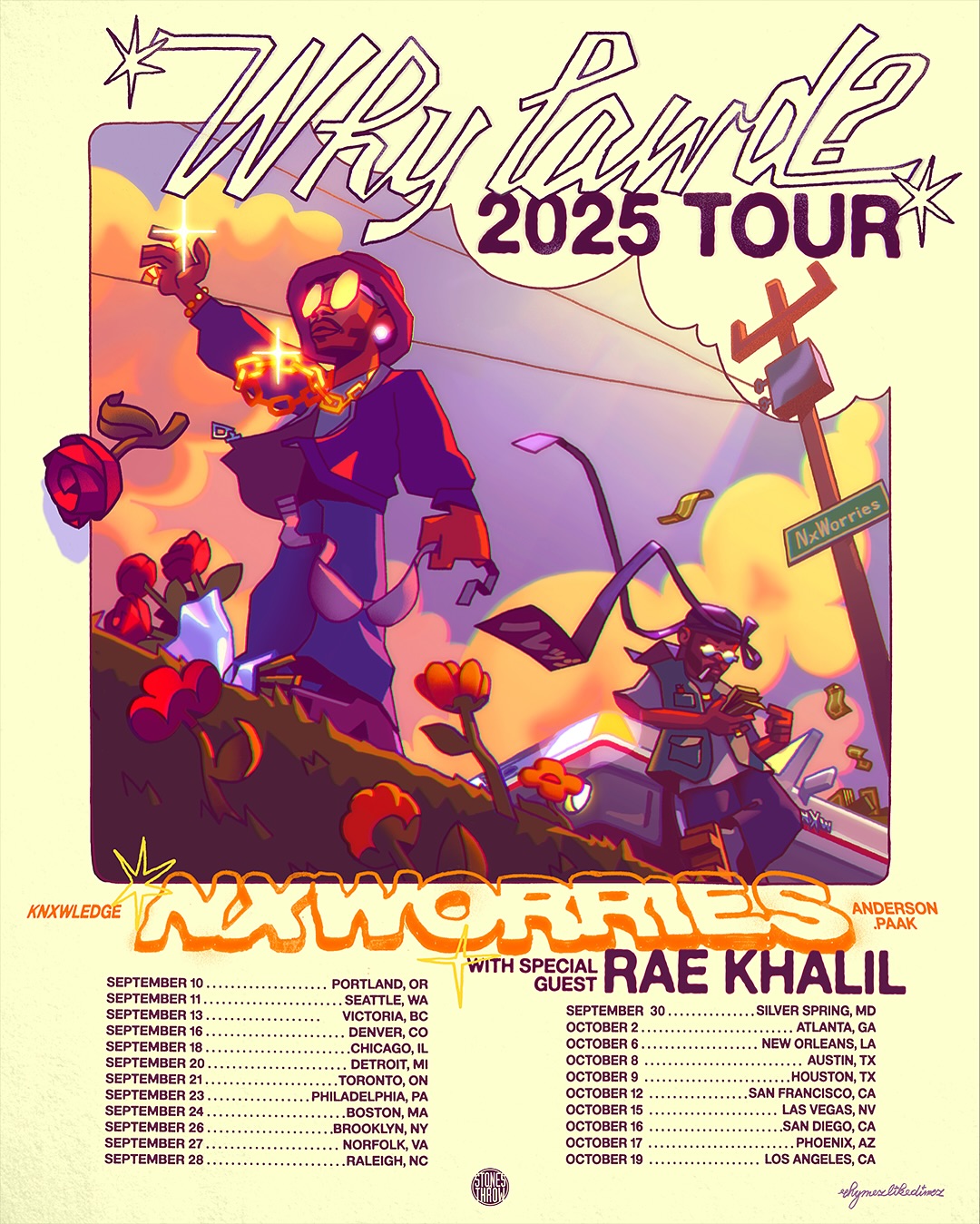 Rae Khalil Why Lawd? Tour Poster 2025